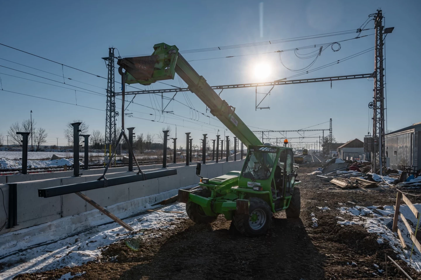 Modernizace trati Čelákovice - Mstětice | Prosinec 2024